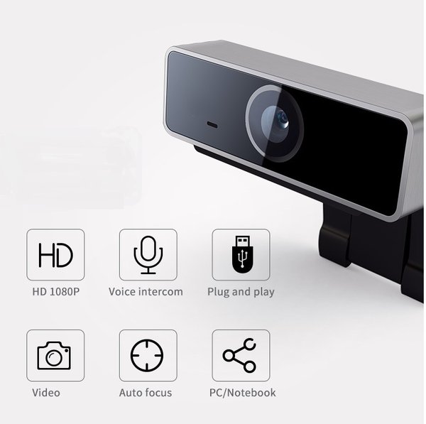 MSH 410: USB-Mini-Webcam Full HD1080P mit genialem Faltsockel. Bis 60 fps