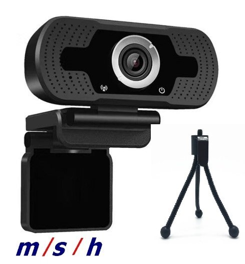 MSH 430: Mini-Webcam USB-Full HD1080 - Mikro eingebaut, inkl. Mini-Stativ