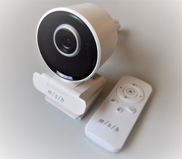 USB/Full HD-Webcam für PC/Laptop - Mit Auto-Tracking-Funktion, Fernbedienung, Stativ