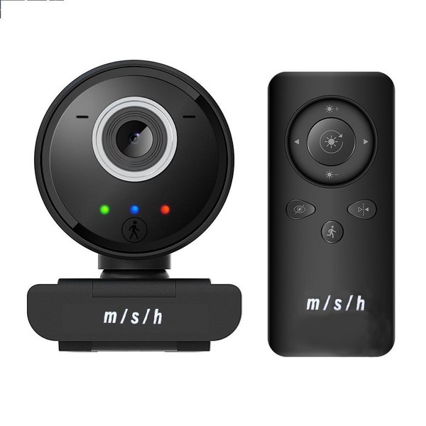 MSH 420: USB-Webcam für PC/Laptop - Full HD mit Tracking-Funktion, Fernbedienung, Stativ
